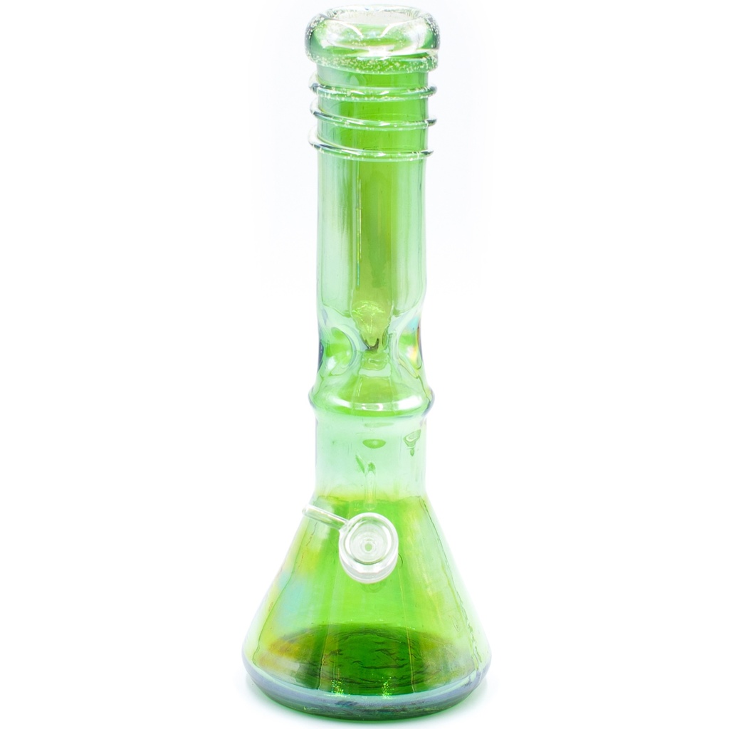 12" Beaker Base w/ Ice Catcher & Glow in the Dark Mouth Piece & Upper Wrap