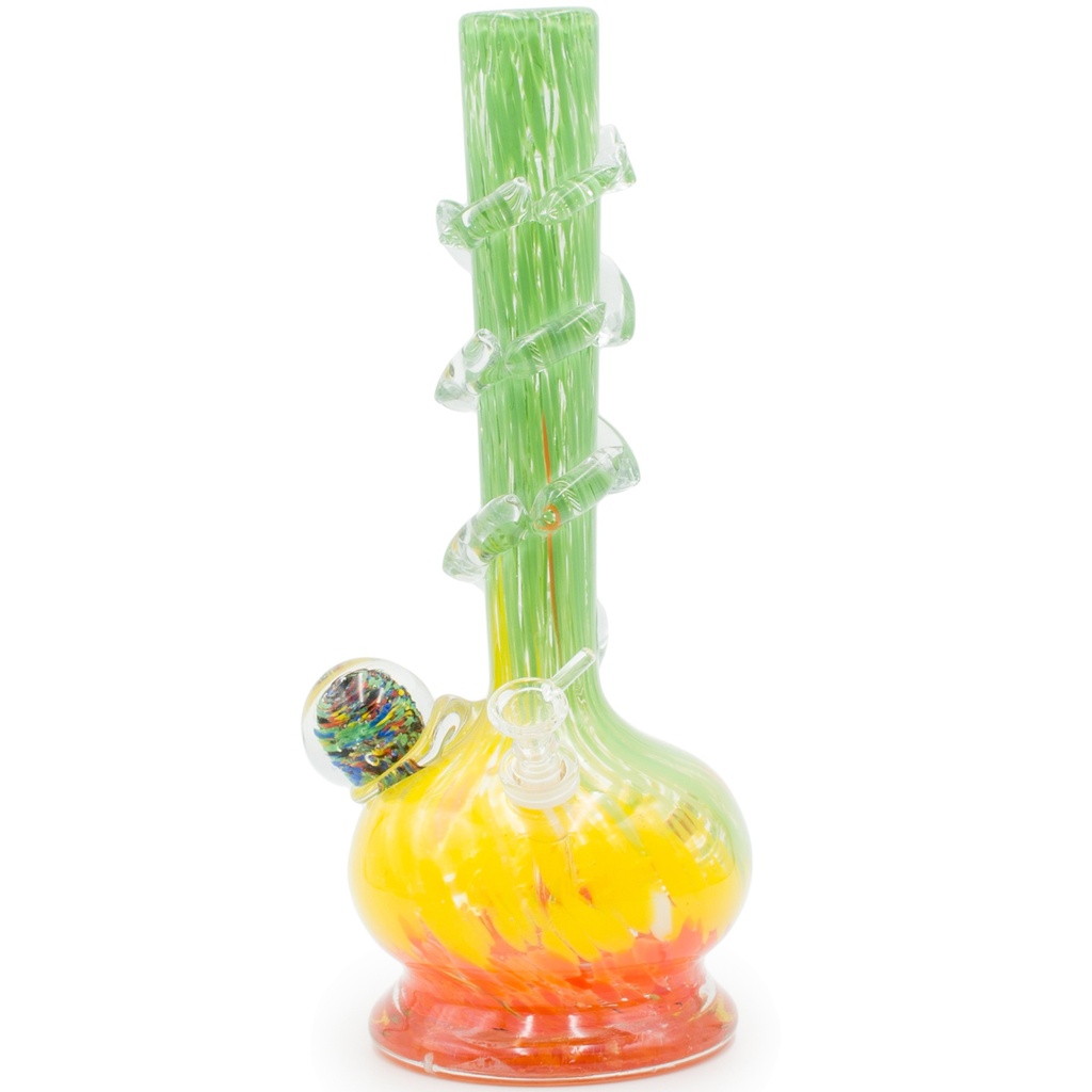 14" Flat Base w/ Colourful Ball & Spiral Wrap