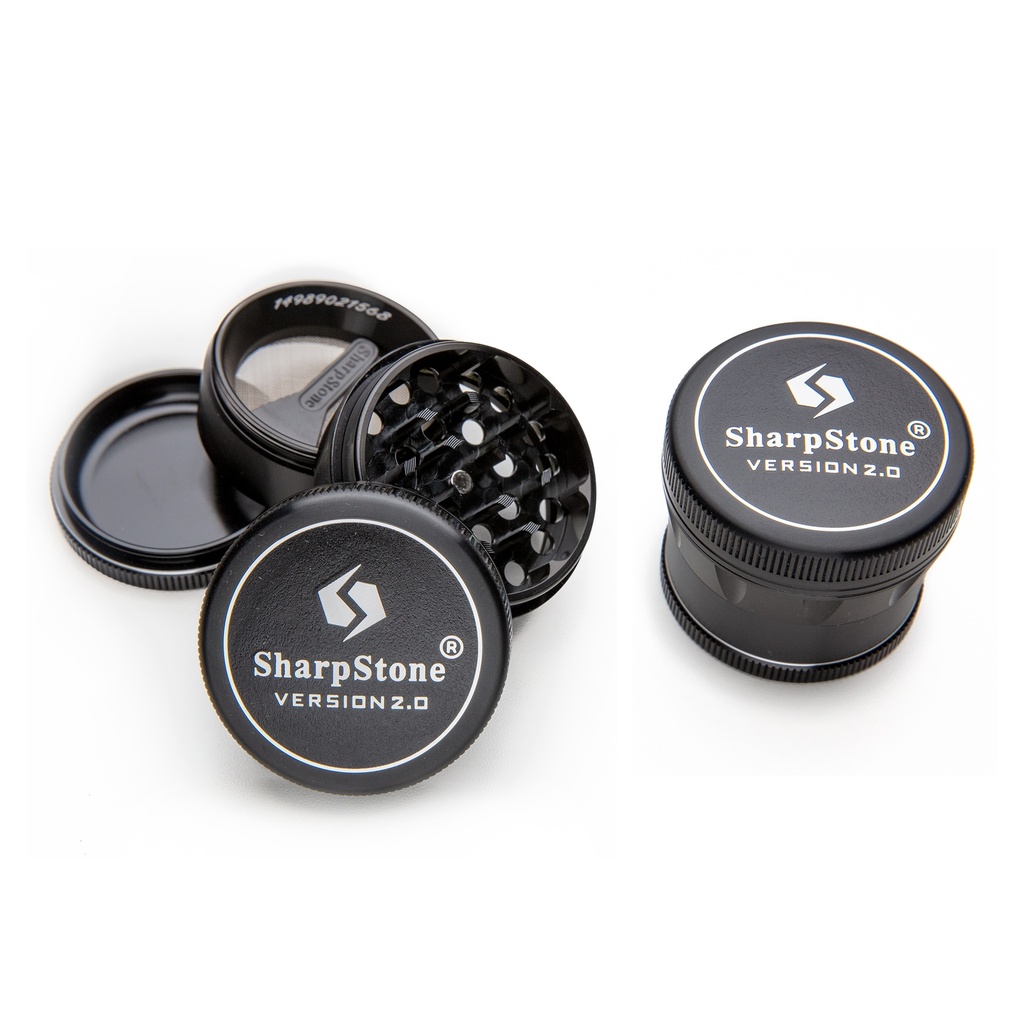 2.2" 4 Layers Aluminum Grinder w/ Tapered Shape