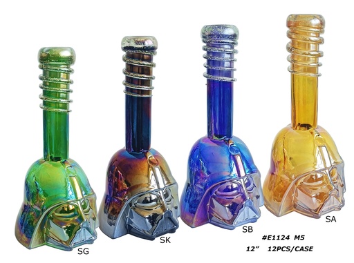 12" Darth Vader w/ Glow in the Dark Spiral Wrap & Mouth Piece