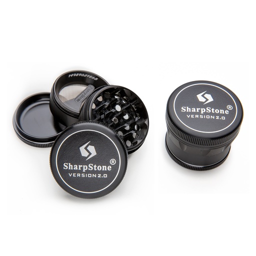2.2" 4 Layers Aluminum Grinder w/ Tapered Shape