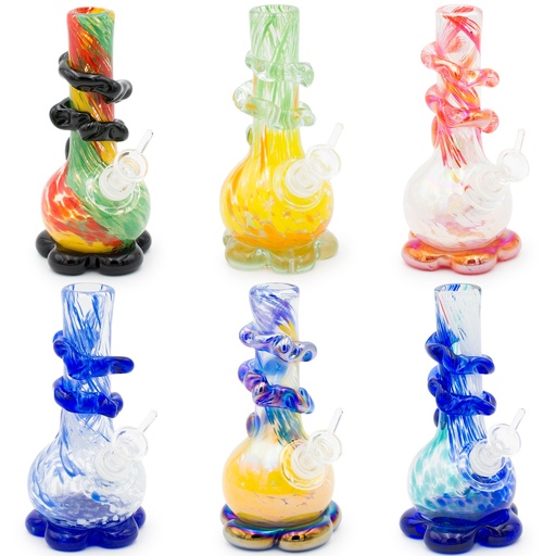 8" Petal Base with Wave Spiral Wrap